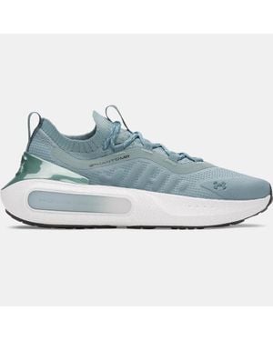 Under Armour Phantom 4 Chrome Shoes Jasper Distant Metallic Serpentine - Blue