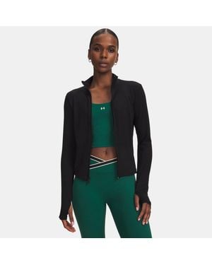 Under Armour Meridian Damesitem Met Ritssluiting Ultimate Zwart Ultimate Zwart - Groen