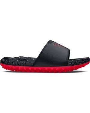 Under Armour Project Rock 3 Ufc Slides - Black