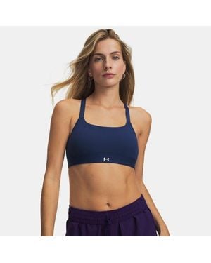 Under Armour Effortless Mid Sports Bra Blackout - Blue