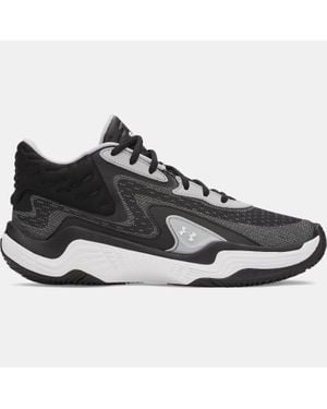 Under Armour Spawn 7 Mid Basketball Shoes Mod - Black