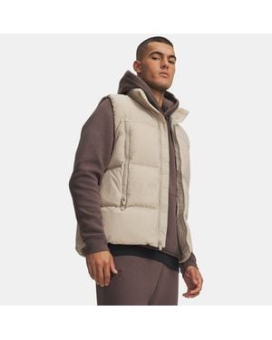 Under Armour Limitless Daunen Weste Für Herren Highland Buff Highland Buff - Braun