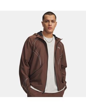 Under Armour Unstoppable+ Woven Jacket Incense Reflective - Brown