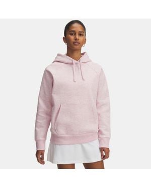 Under Armour Sweat À Capuche Rival Fleece Pour Femme Prime Light Heather Prime - Rose