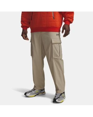Under Armour Unstoppable Textured Woven Cargo Trousers City Khaki