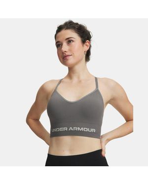 Under Armour Vanish Seamless Low Sports Bra Clay Titanium - Grey