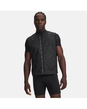 Under Armour Smanicato Velociti Cold Weather Storm Da Uomo Ultimate Riflettente - Nero
