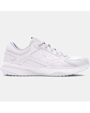 Under Armour Ua W Edge Lthr All White Trainers
