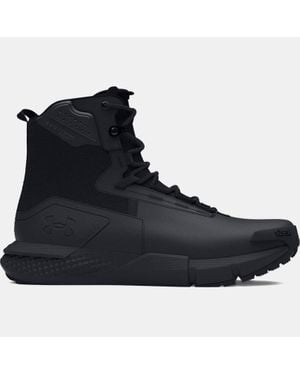 Under Armour Botas Tácticas Valsetz Waterproof Zip Para Hombre Jet Gris - Negro