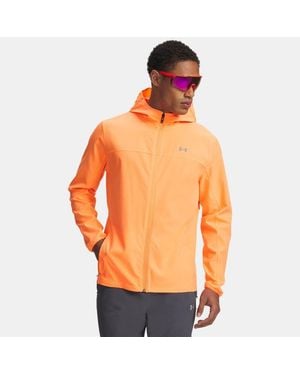Under Armour Velociti Pro Storm Jacket Electric Tangerine Reflective - Orange