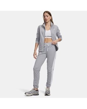 Under Armour Chándal Tricot Para Mujer Mod Blanco Blanco - Azul