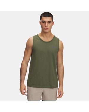 Under Armour Vanish Elite Seamless Tank Marine Od Iridescent - Green