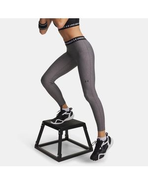 Under Armour Heatgear Leggings Charcoal Light Heather - Black