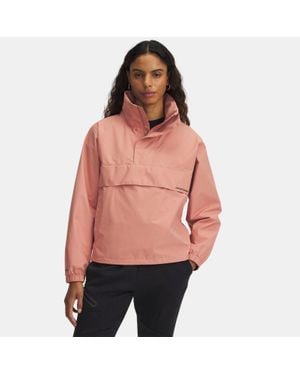 Under Armour Giacca Cloudstrike Anorak Da Donna Canyon Riflettente - Rosso