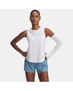 Under Armour Launch Elite Tank Reflective - White