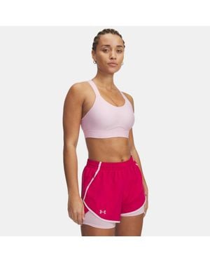 Under Armour Infinity High Strappy Sports Bra Prime Prime - Red