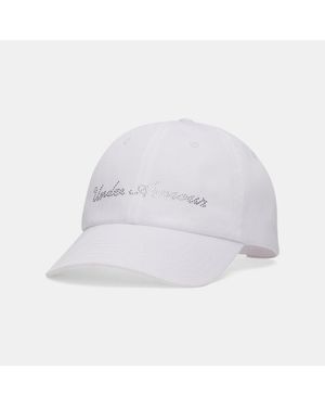 Under Armour Gorra Ajustable Essential Low Para Mujer Negro - Blanco