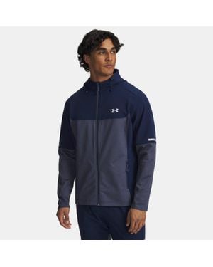 Under Armour Utility Woven Winterized Full Zip Academy Downpour - Blue