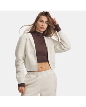 Under Armour High Pile Fleece Damesjack Summit Wit Summit Wit