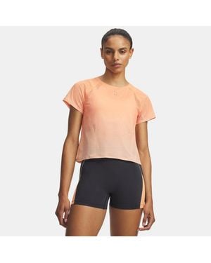 Under Armour Halo Run Short Sleeve Bloc Reflective - Blue