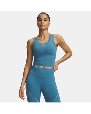 Under Armour Ua Vanish Seamless Tank - Blue