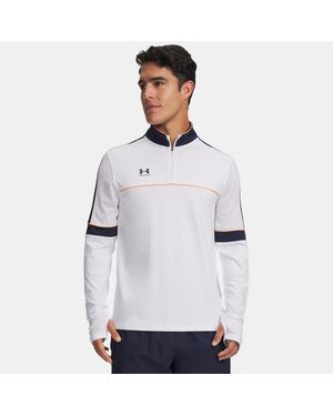 Under Armour Challenger Training ¼ Zip Midnight - White