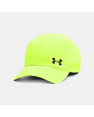 Under Armour Gorra Ajustable Launch Para Hombre High Vis Negro Reflectante - Verde