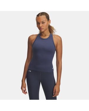 Under Armour Motion High Neck Tank Downpour - Blue