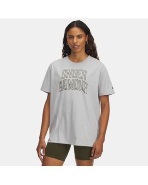 Under Armour Ua Rival Campus Oversized T-shirt - Grey