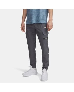 Under Armour Tech Utility Woven Trousers Castlerock - Blue