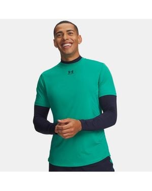 Under Armour Challenger Pro Short Sleeve Geode Midnight - Green