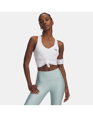 Under Armour Tech Mesh Racer Tank - White