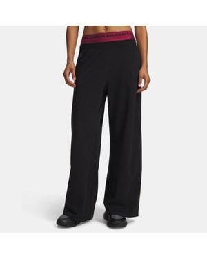 Under Armour Ua Motion Wide Leg Trousers - Black