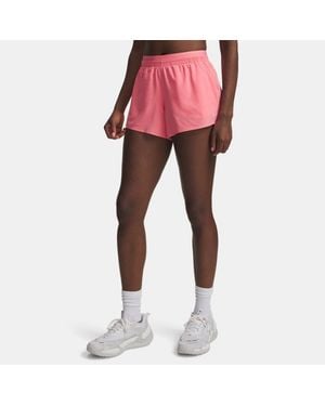 Under Armour Vanish Woven 3" Shorts Bittersweet Posh - Red