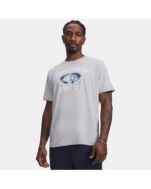 Under Armour Armour Globe Short Sleeve Mod Medium Heather - Grey