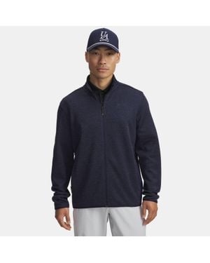 Under Armour Drive Sweaterfleece Full Zip Midnight Washed Midnight - Blue