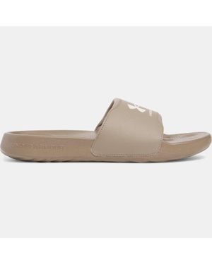 Under Armour Chanclas Ignite Select Para Hombre Marron Clay Marron Clay Summit Blanco - Marrón