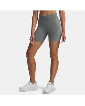Under Armour Vanish Seamless 6.5" Shorts Clay Titanium Titanium - Blue