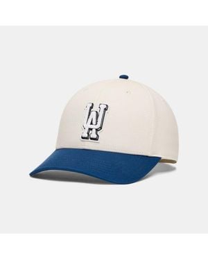 Under Armour Essential Mid Adjustable Hat Steen Zwartout Marineblauw