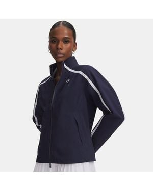 Under Armour Drive Pro Regenjack Voor Midnight Marineblauw Wit