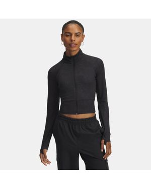Under Armour Meridian Suede Effect Full Zip - Black
