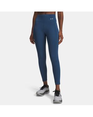 Under Armour Calzamaglia Velociti Ankle Da Donna Wham Riflettente - Blu