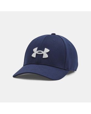 Under Armour Uomo UA Blitzing Regolabile Hat - Blu