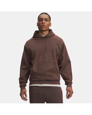 Under Armour Ua Icon Fleece Washed Hoodie - Brown