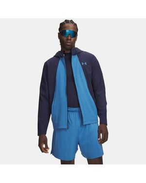 Under Armour Tech Utility Woven Jacket Midnight Aegean Aegean - Blue