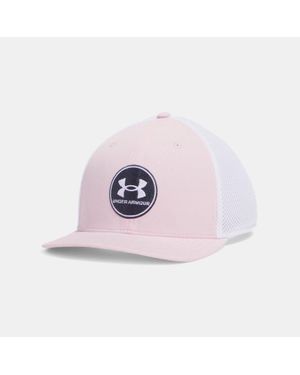 Under Armour Drive Mid Stretch Fit Cap Prime - Pink