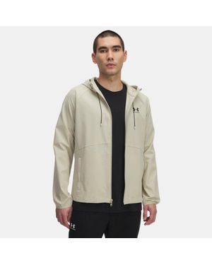 Under Armour Vibe Woven Jacket Khaki Base - Natural