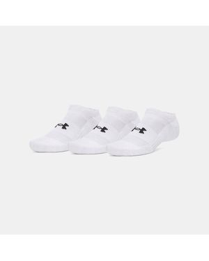 Under Armour Performance Cotton Füßlinge Im 3Er-Pack, Ultimate Schwarz - Weiß