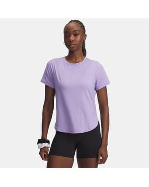 Under Armour Launch Elite Short Sleeve Transparent Reflective - Purple