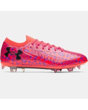Under Armour Shadow Elite 3 Fg Amp Soccer Cleats Racer Pop - Pink